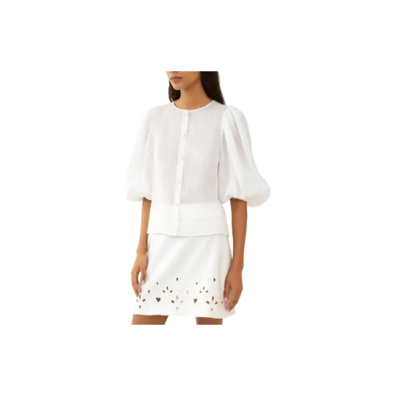 Chloé Puff Sleeved Crewneck Shirt-2