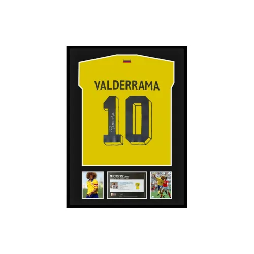 Three For Colombia National Team Jersey Icons Certificate, Deluxe Mounting Unisex