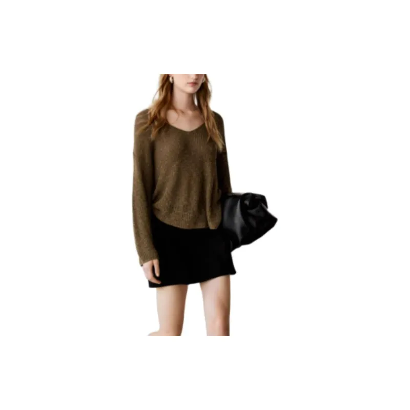 Massimo Dutti Knitwear Women's Green-3
