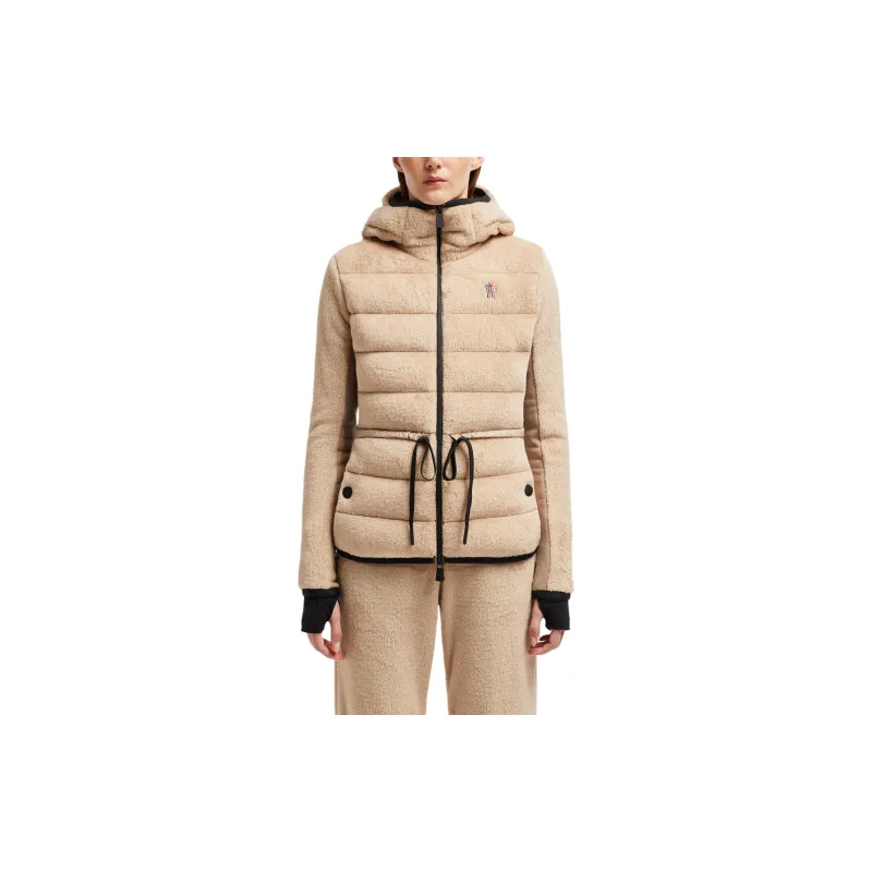 Moncler Grenoble Down Jacket Women's Light Brown-1