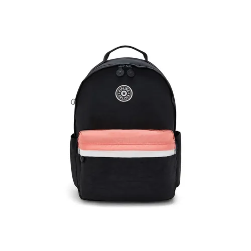 Kipling Polyamide Backpack Medium Size Unisex Canyon Black & Multicolor