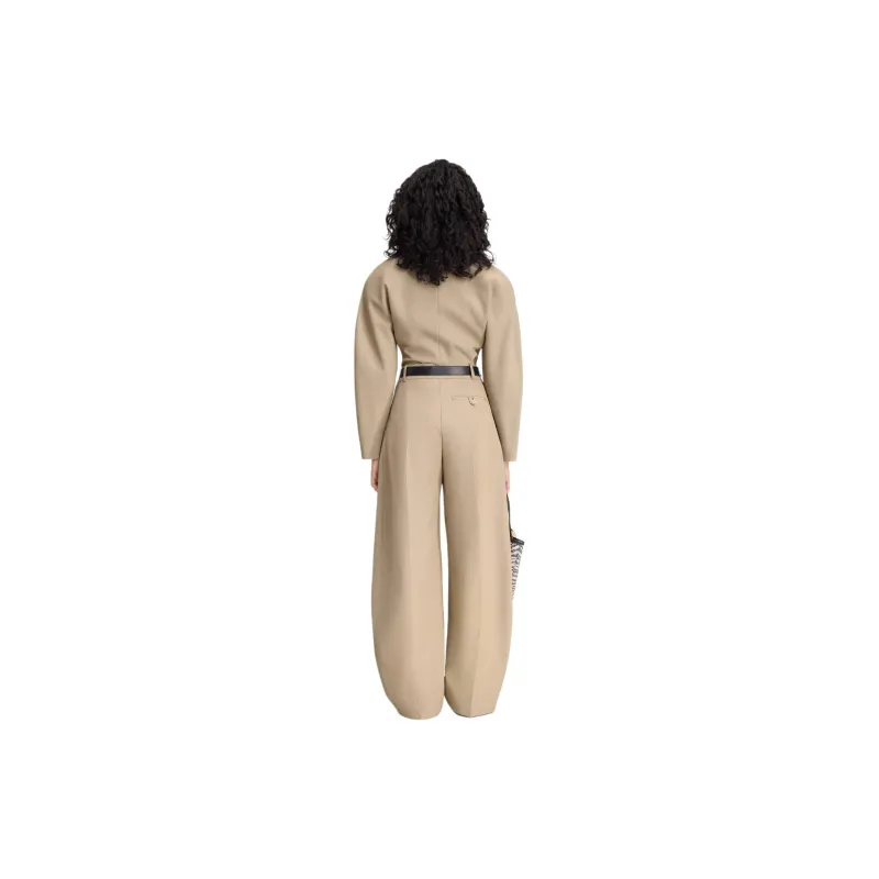 Jacquemus Le Pantalon Ovalo Beige-2