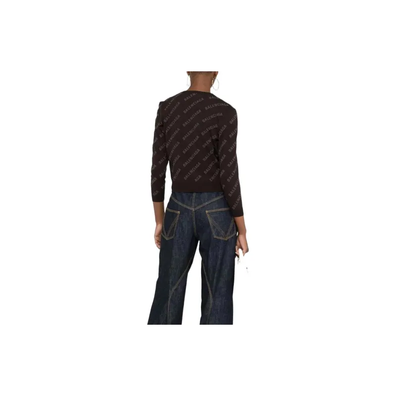 Balenciaga FW22 Knitwear Women's Brown-3