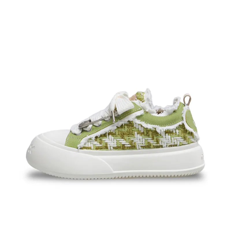 SOAP OPERA Collaboration Transcendence Skateboard Shoes Unisex Low Top Green-1