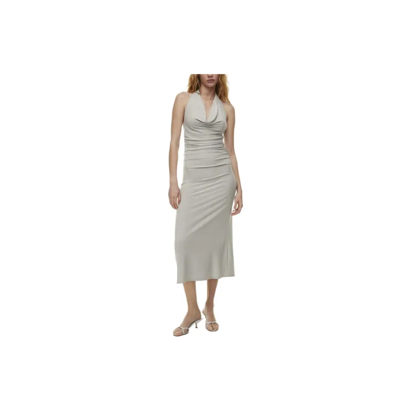 ARITZIA Wilfred Ladywell Dress Sleeveless Dress Women's Ashen/Iron Cyan-3