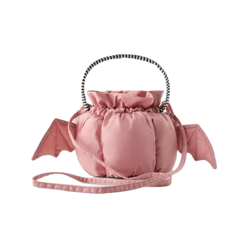 ZARA Polyamide Bucket Bags Shoulder Bag Crossbody Bag Handbag Kids' Pink-3