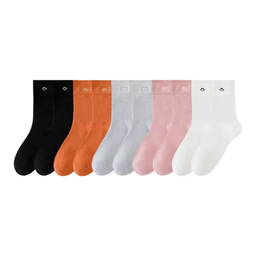 Lan Miao Mid Calf Socks Women's 10 Pack