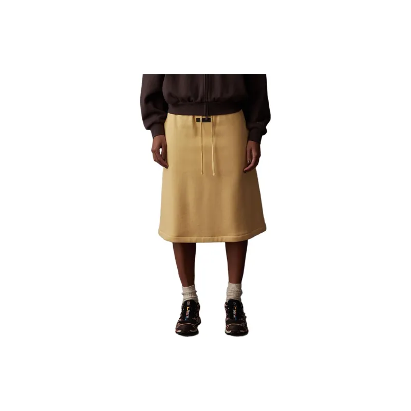 Fear Of God Essentials SS23 Casual Long Skirts Women's Light Yellow-1