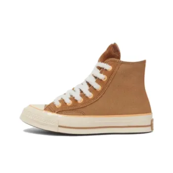 Converse Chuck 70 Wear Resistant High Top Skateboard Shoes Unisex Brown