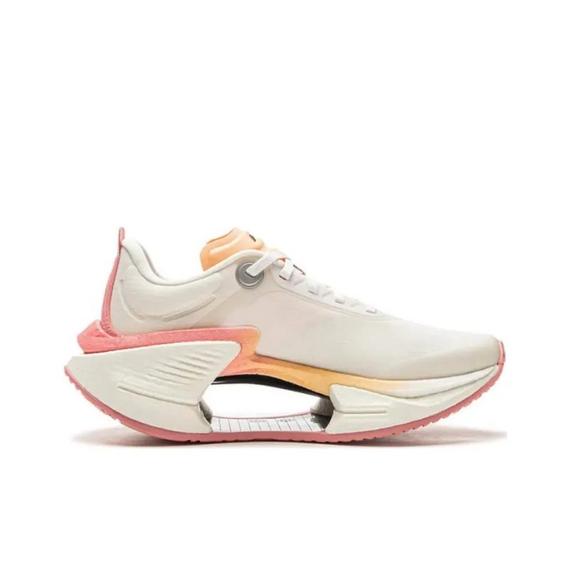 LiNing Shadow 3 ESSENTIAL Cushioning Support Rebound Low Top Running Shoes Women's Beige Pink-1