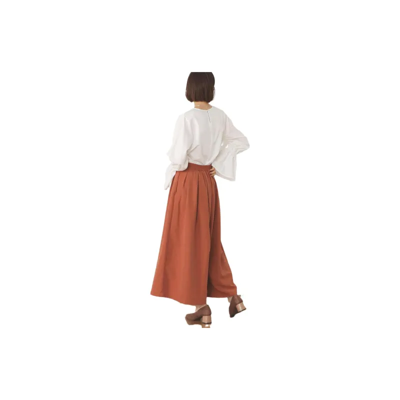 Beams Casual Pants Women's Orange-2