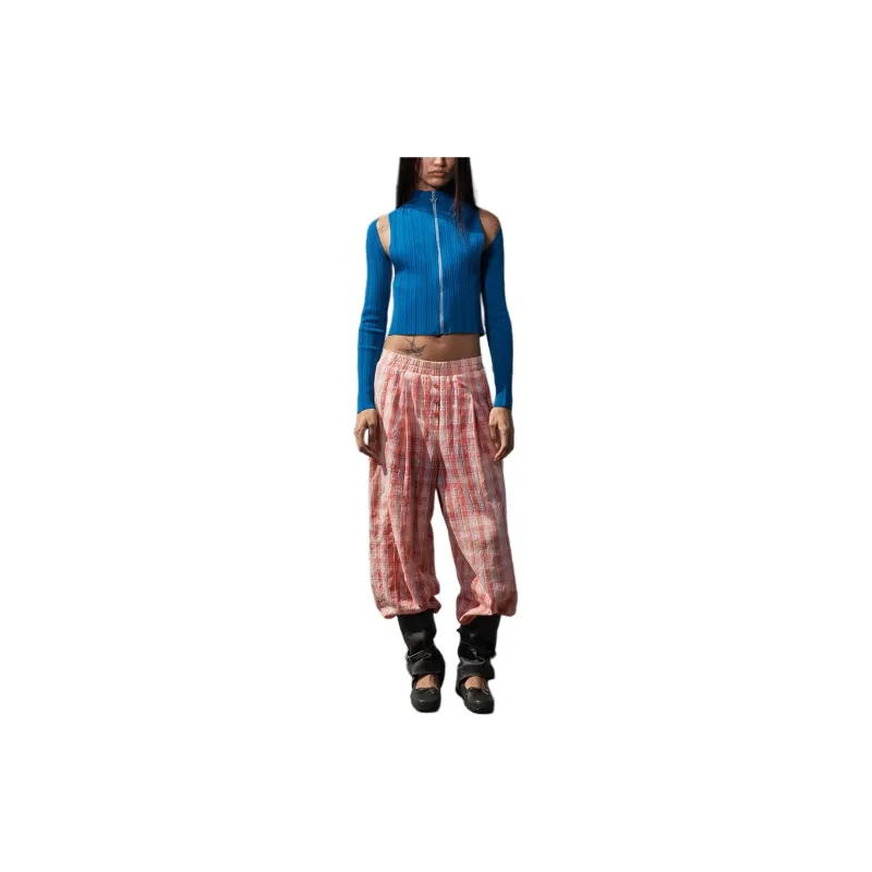 Open Yy PLEATED BOLERO CARDIGAN Knitwear Women's BIUE/Blue-2
