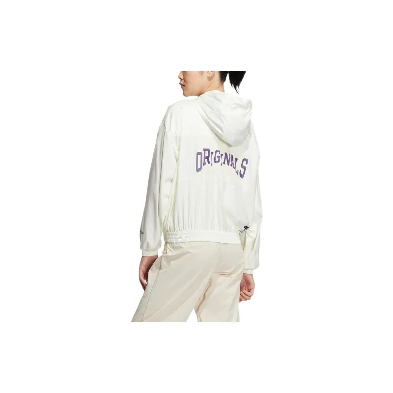 Adidas Originals MODERN COLLEGIATE Jackets Women's White-2