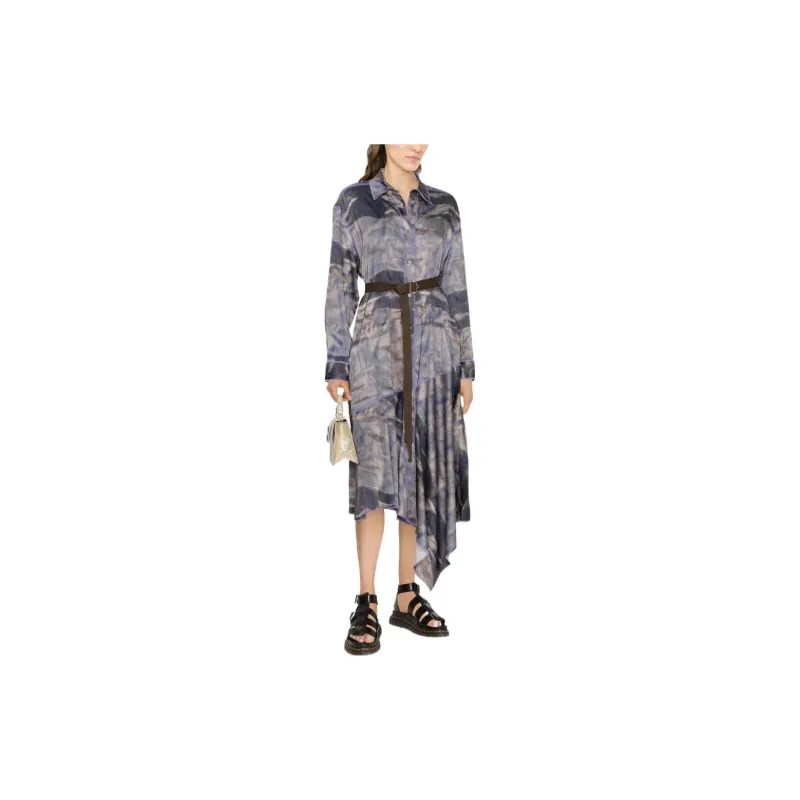 DIESEL Asymmetric Shirt Dress-1