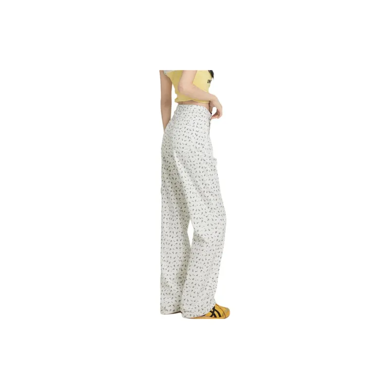 ZAVK Jeans Women's Floral White-2