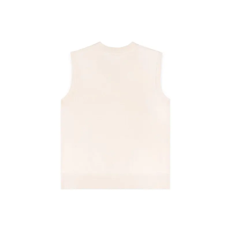 SPORTY & RICH Bardot Logo print Cotton Vest-1