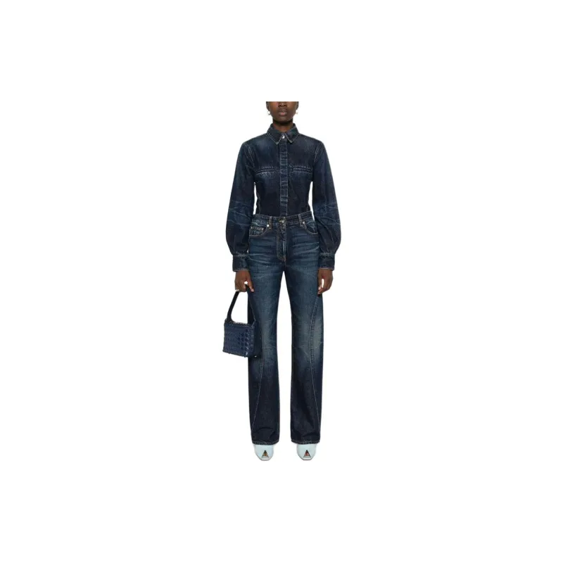 Ferragamo Whiskered Straight leg Jeans-1