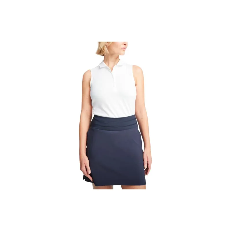 PUMA W Pure Sleeveless Golf Polo Polo Shirt Women's White-3