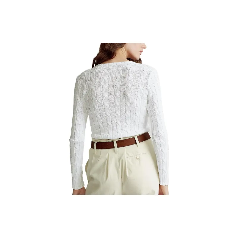 Polo Ralph Lauren Julianna Long-Sleeve Pullover 'White'-2