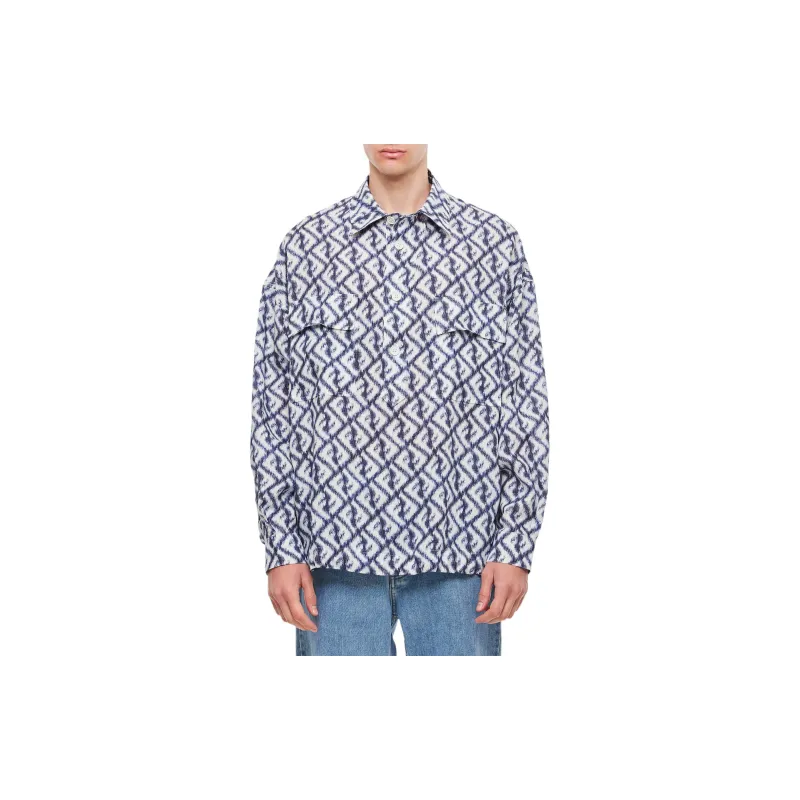 FENDI Buttoned Long Sleeved Shirt-4