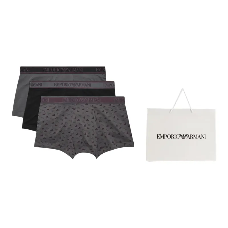 EMPORIO ARMANI Logo waistband Briefs Pack Of Three-7