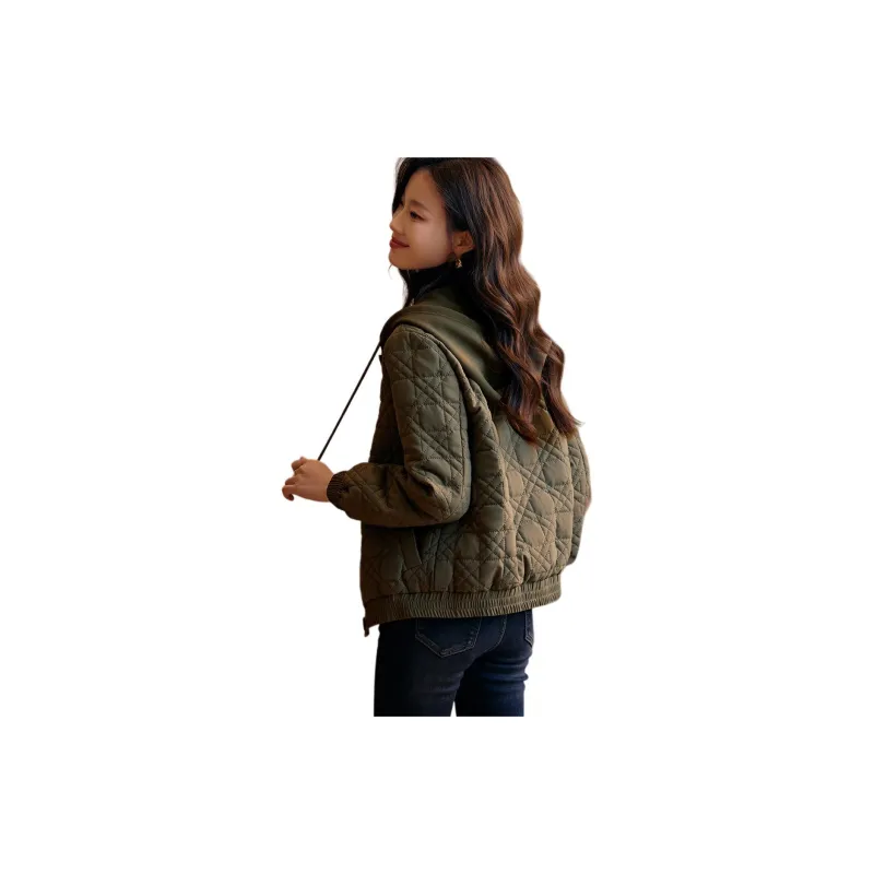 Mo Han Yi Mei Puffer Jacket Women's Green-2