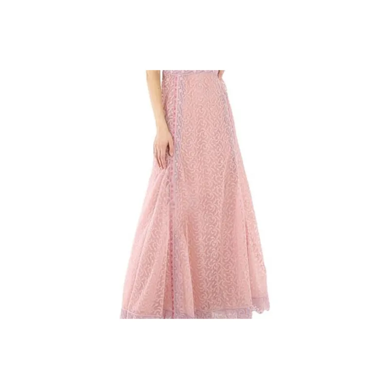 Burberry Short-Sleeved Dresses Women's Light Pink-2