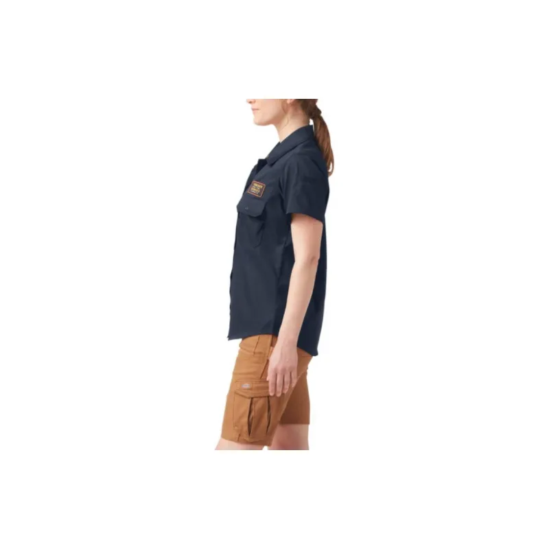Dickies Shirts Women's Navy Blue-1
