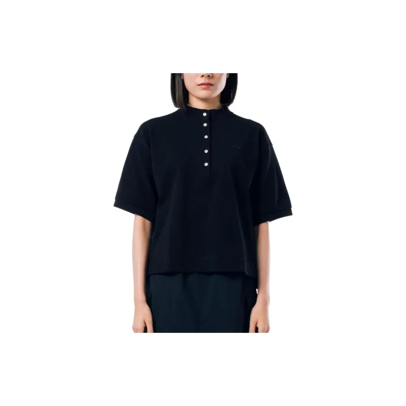 LACOSTE Polo Shirt Women's Black-4