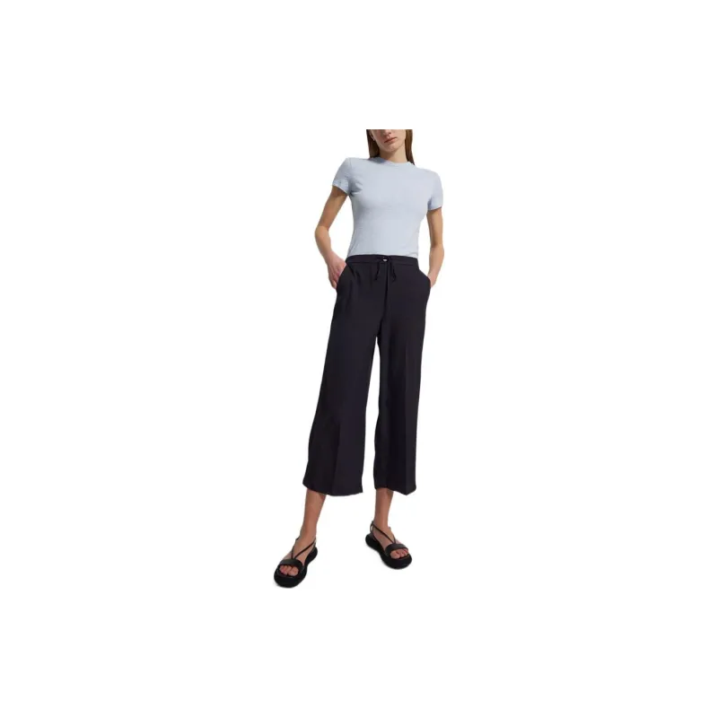 THEORY Casual Pants Women's Navy Blue-1