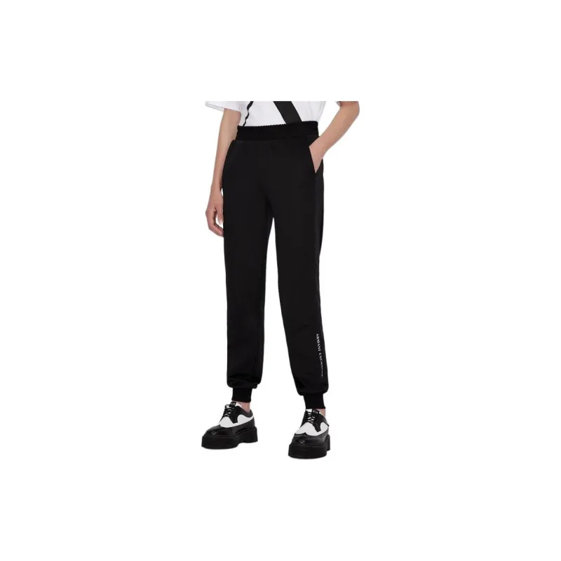 ARMANI EXCHANGE Knitted Sweatpants Women's Black-5