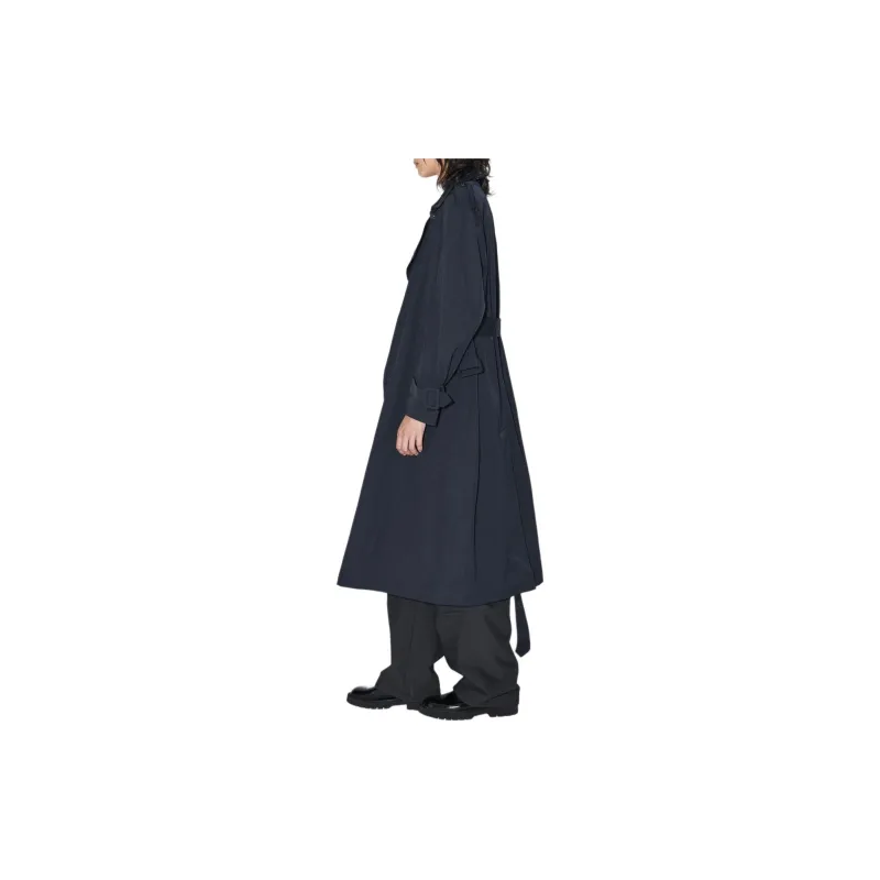 ZARA Trench Coat Women's Sea Blue-4
