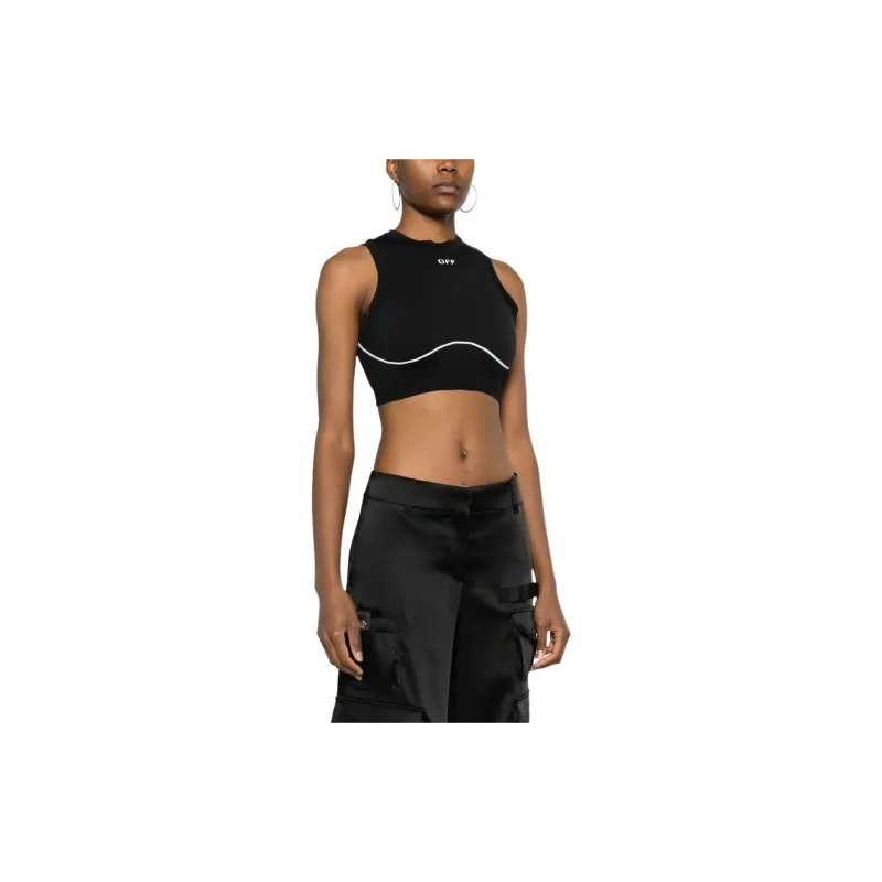 OFF WHITE Regular T Shirt Regular Fit Women's Black-3