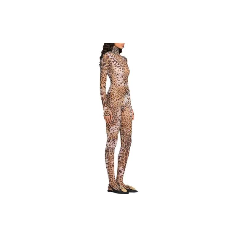 Roberto Cavalli SS24 Jumpsuit Women's Brown-1