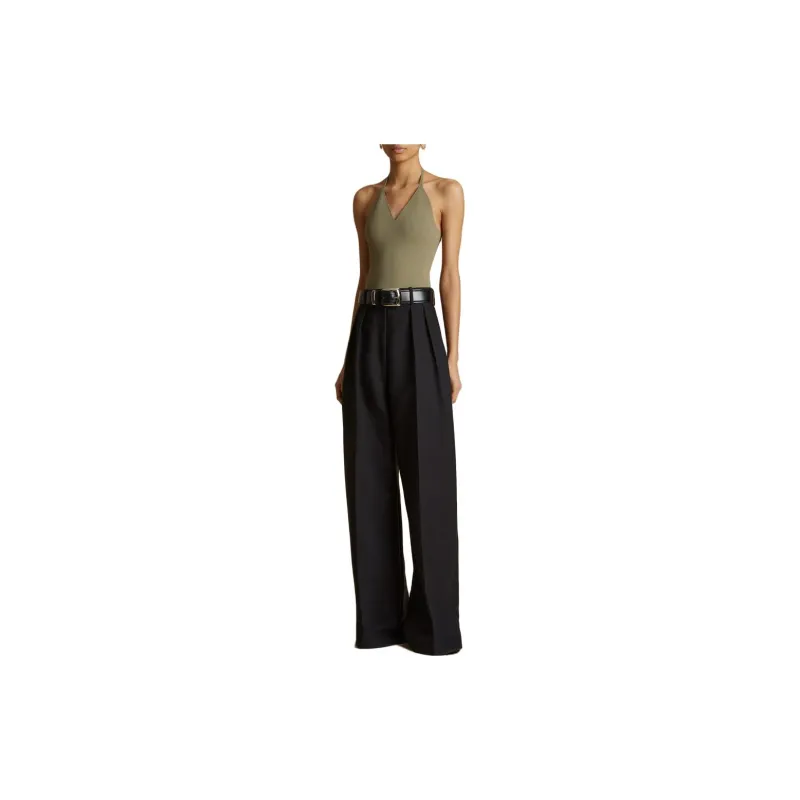 KHAITE Thaiane Top 'Olive'-1