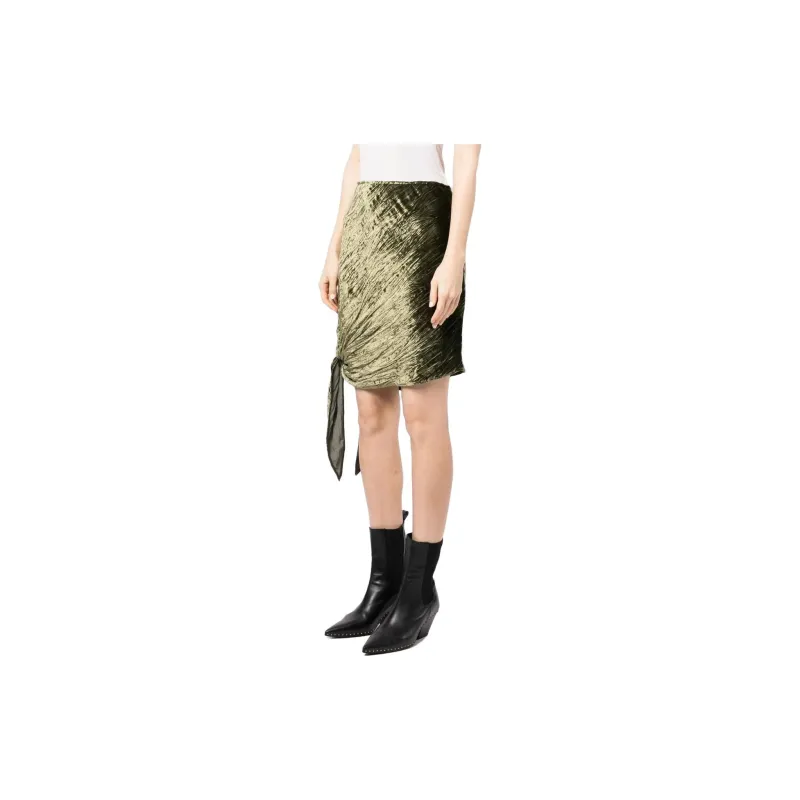 Petar Petrov Crinkle finish Asymmetric Mini Skirt-2