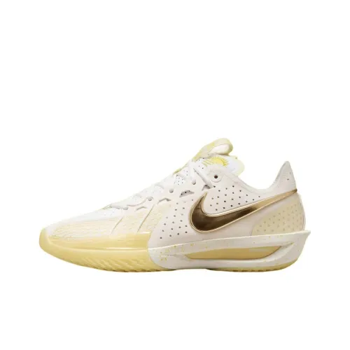 Nike Air Zoom Gt Cut 3 Jordan Poole Pe 'Pale Ivory Metallic Gold'