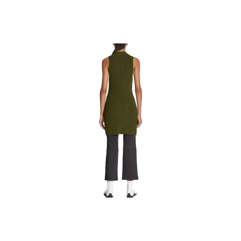 PROENZA SCHOULER White Label Sleeveless Ribbed-knit Mini Dress-2