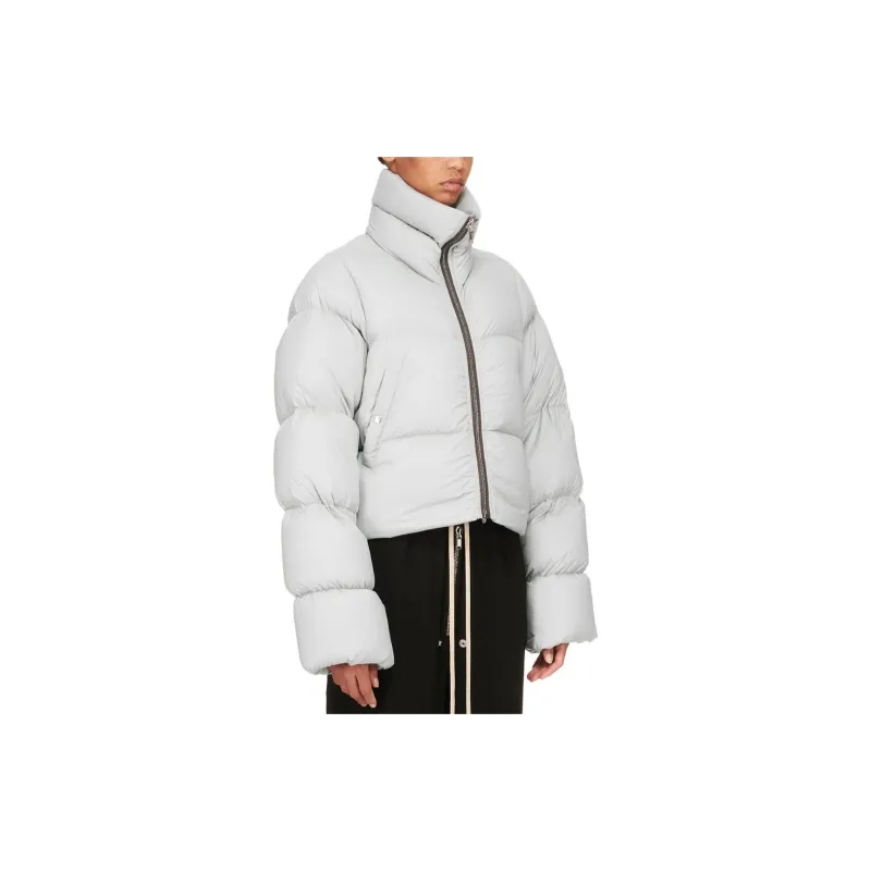 RICK OWENS Turtle Down Jacket 'Pale Blue'-3