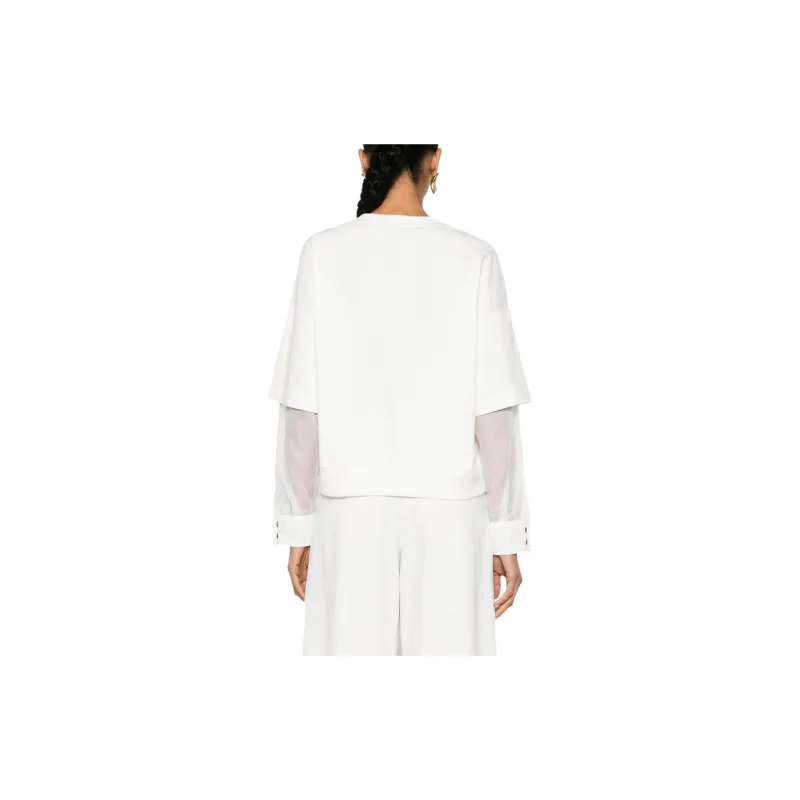 Brunello Cucinelli Monili chain Layered Sweatshirt-2