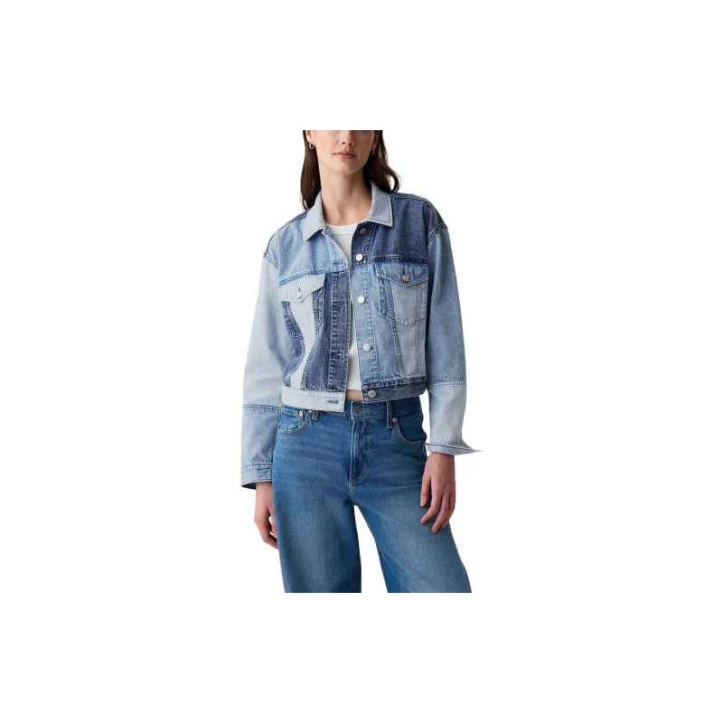 GAP Denim Jacket Women's Medium Indigo-2
