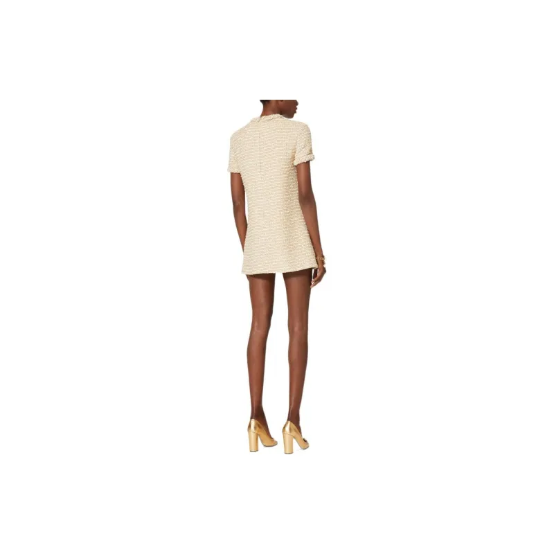 Valentino Short-Sleeved Dresses Women's Gold-2