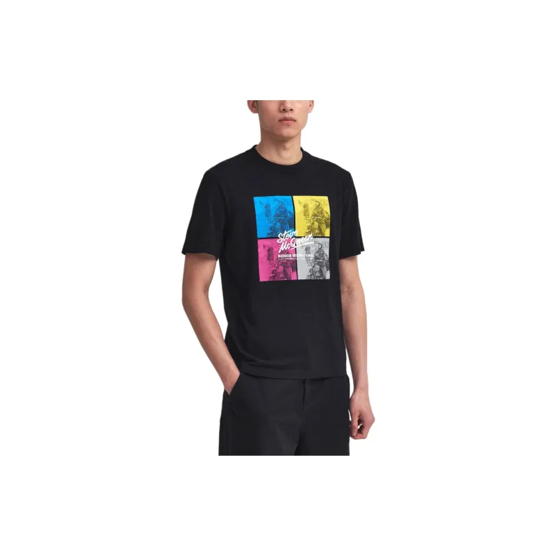 BARBOUR International Graphic Printed T Shirt-1