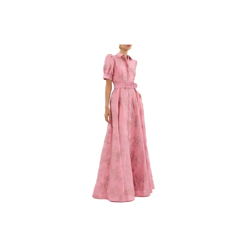 Rebecca Vallance Annette Floral brocade Gown-3