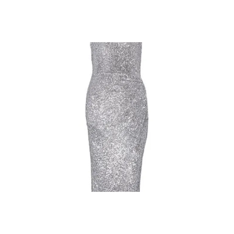 BALMAIN Slip Dresses Women's Silver-3