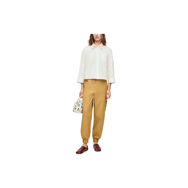 LOEWE Casual Pants Women's Yellow-1