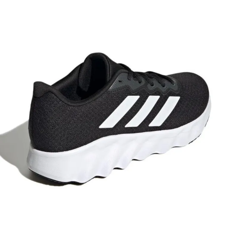 Adidas Switch Move Cushioning Anti Slip And Wear Resistant Low Top Casual Running Shoes Unisex Black White-2
