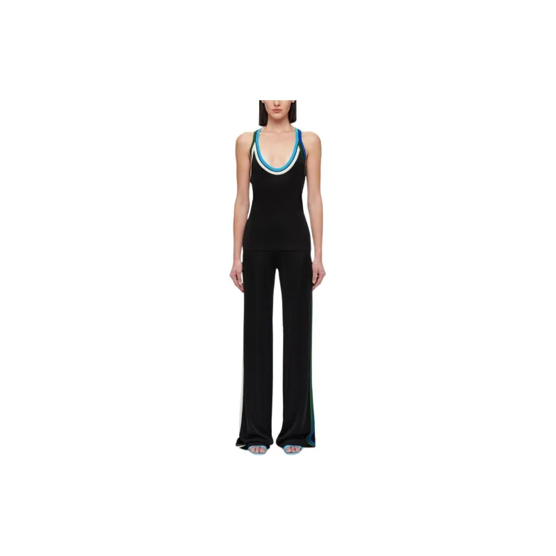 Ferragamo Striped Knitted Track Pants-2