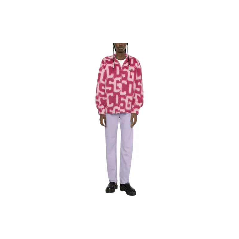 GCDS Velvet Jackets Women's Pink-1