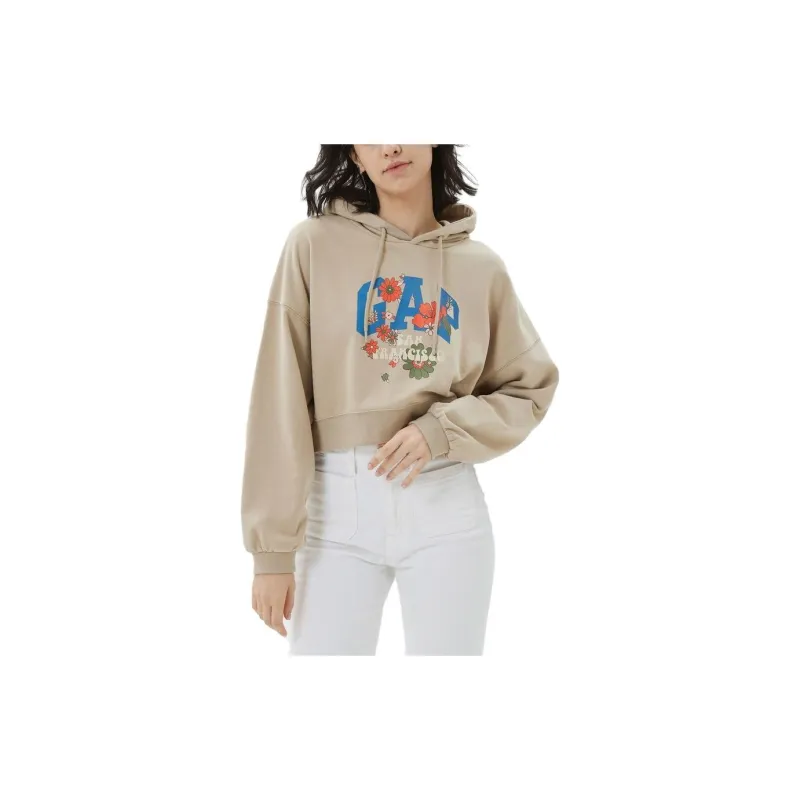 GAP Sweatshirts Women's Milk Coffee-2